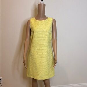 Alice + Olivia Textured Yellow Dress